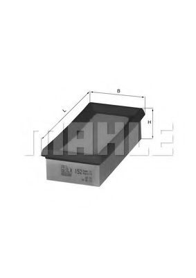 Filtru aer MAHLE LX152 Original FIAT