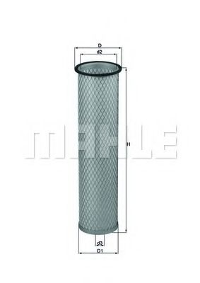 Filtru Secundar Mahle LXS 214 | Protecție Suplimentară