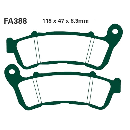Placute Frana EBC FA388HH Sinter Performanta