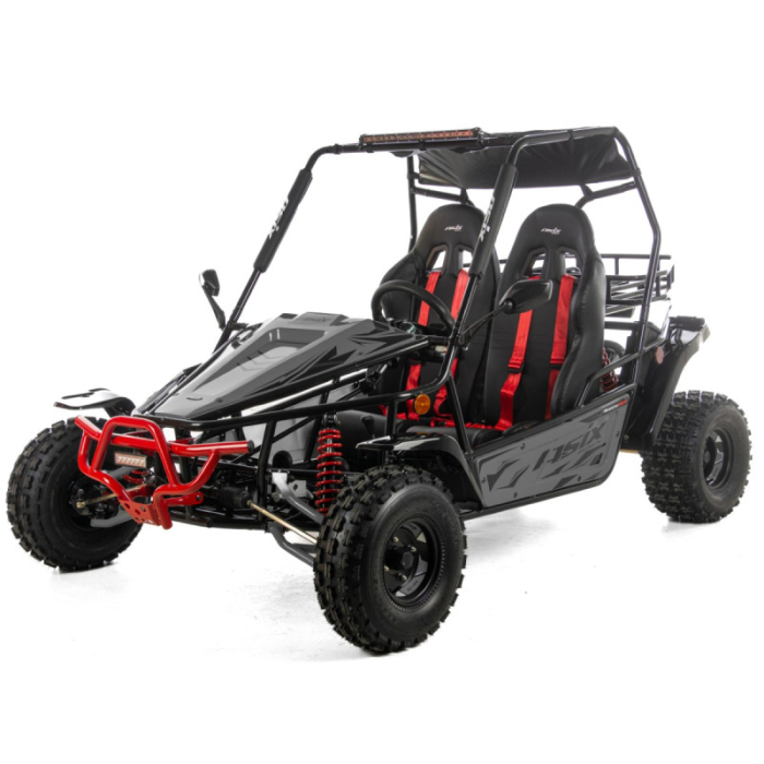 Asix Buggy 200cc, roti 8 inch, 1+1 viteze, gri negru