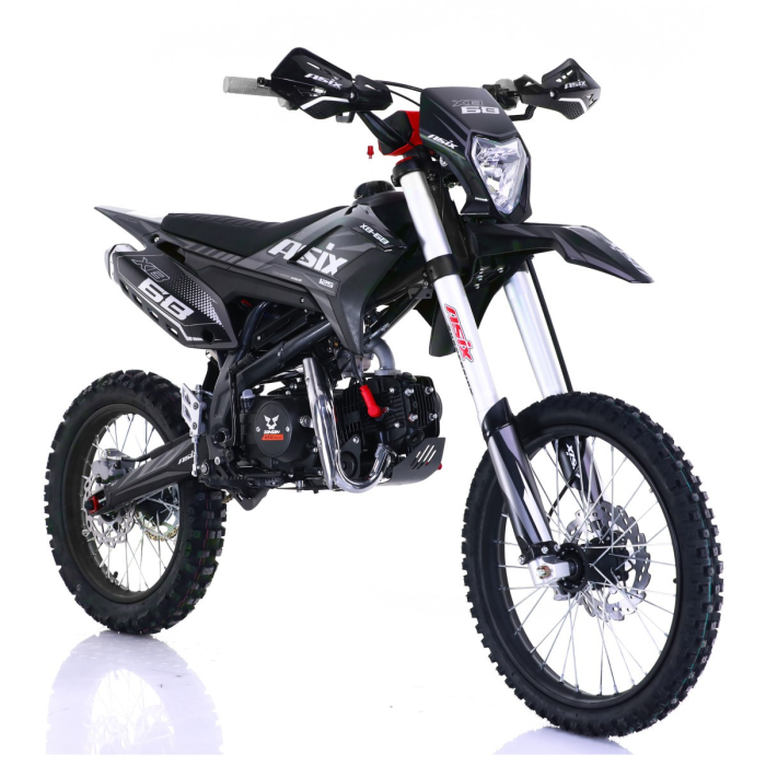 Motocicleta Enduro Asix XB68 125cc 4T, negru-gri
