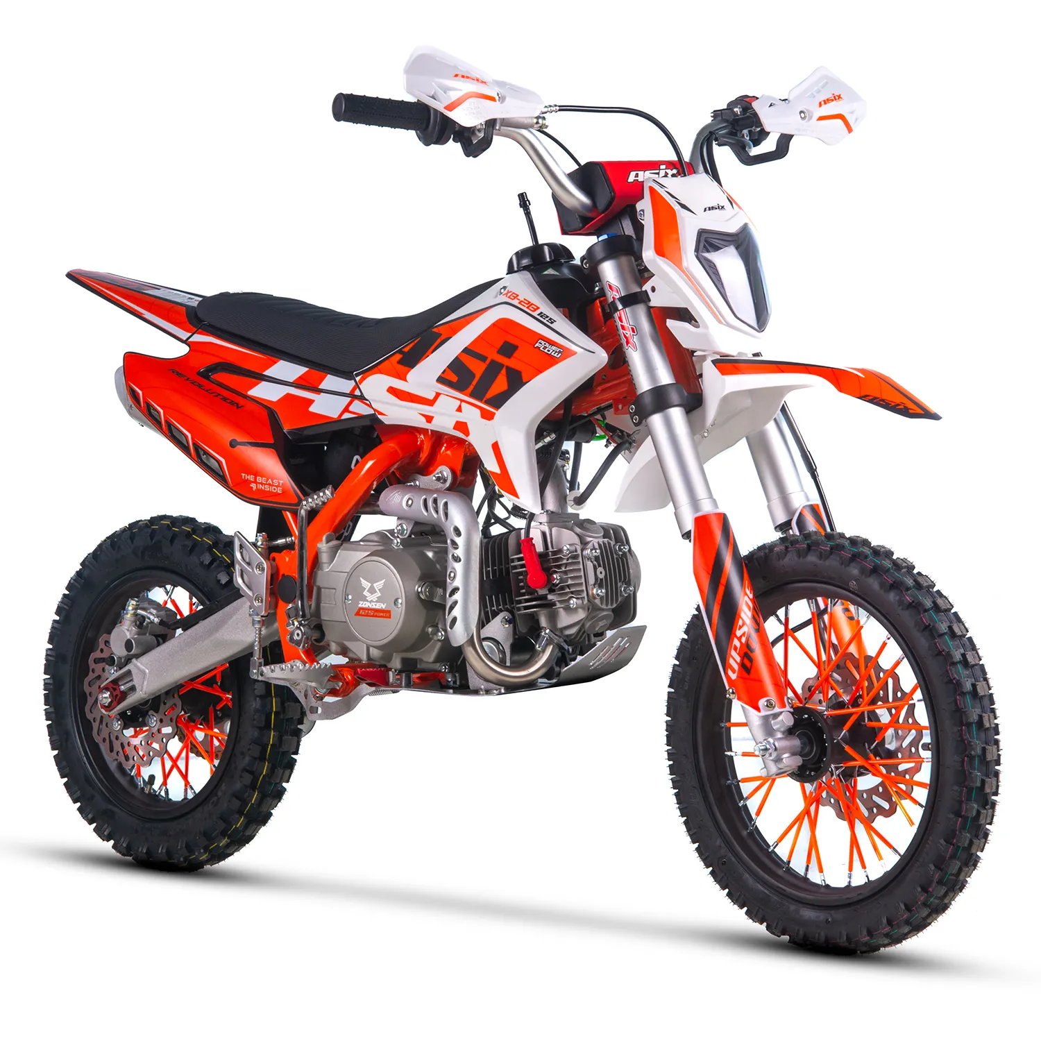 Motocicleta Enduro Asix XB28 125cc, 4T, roți 14/12