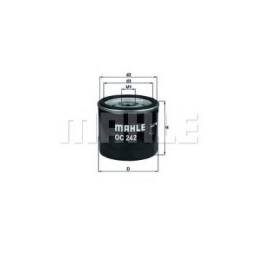 Filtru ulei Mahle OC 242 - Protecție motor