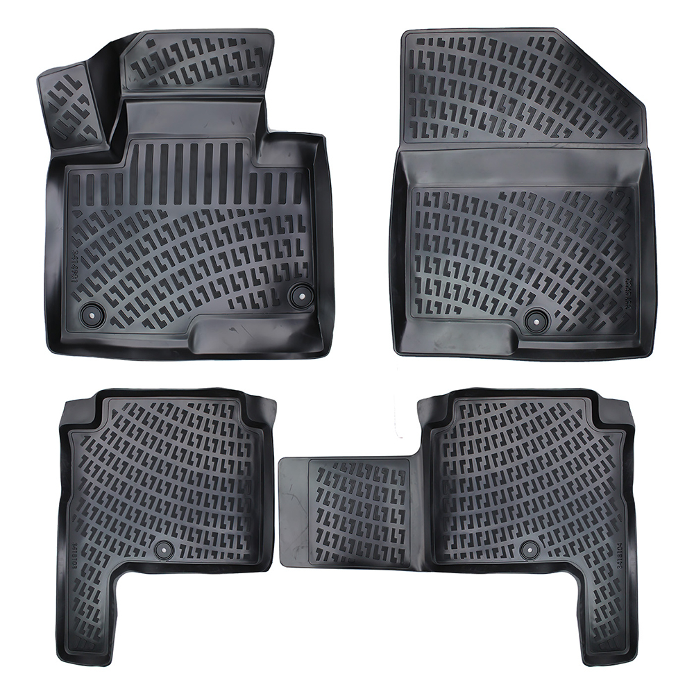 Covorase auto cauciuc Umbrella Hyundai Santa Fe III 2012-2017