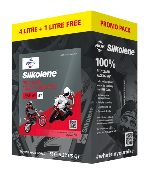 Ulei motor Silkolene PRO 4 XP 10W-40 4L + 1L gratis