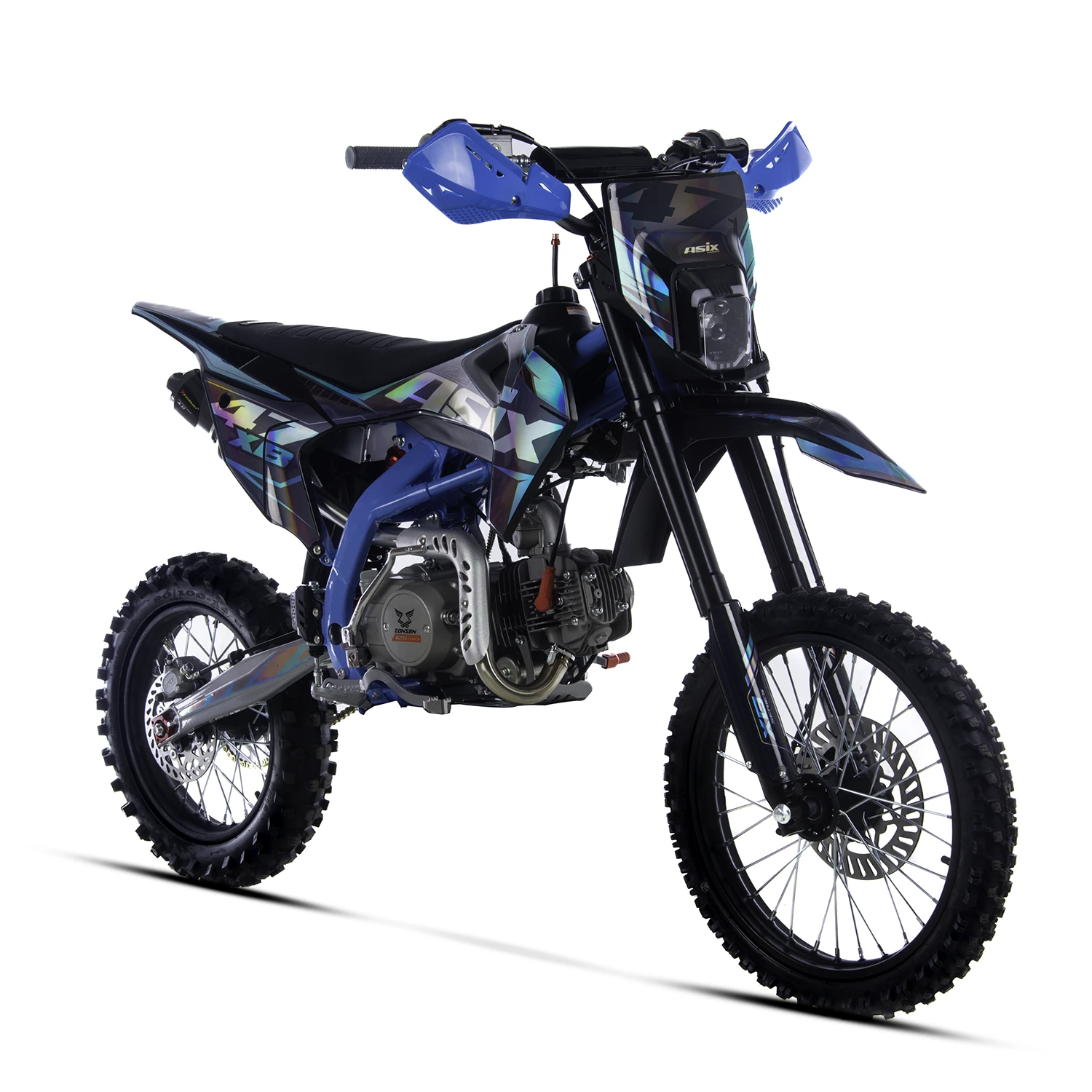 Motocicleta Enduro Asix XB47 125cc, 4T, negru albastru