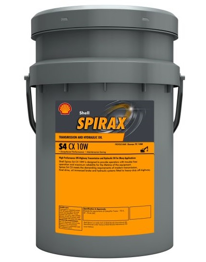 Ulei transmisie hidraulica Shell Spirax S4 CX 10W, 20L