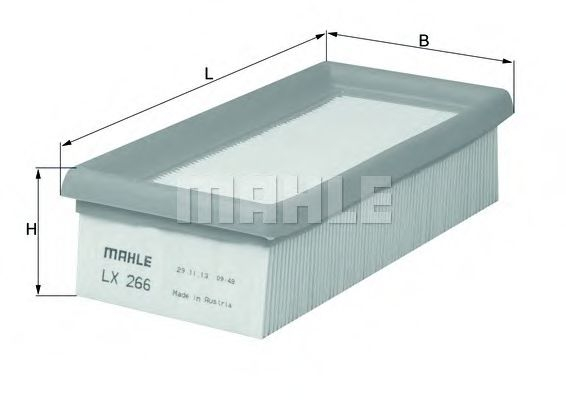 Filtru Aer Mahle LX 266 Original Protecție Motor