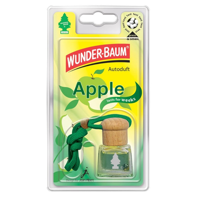 Odorizant auto Wunder-Baum APPLE, aromă de măr