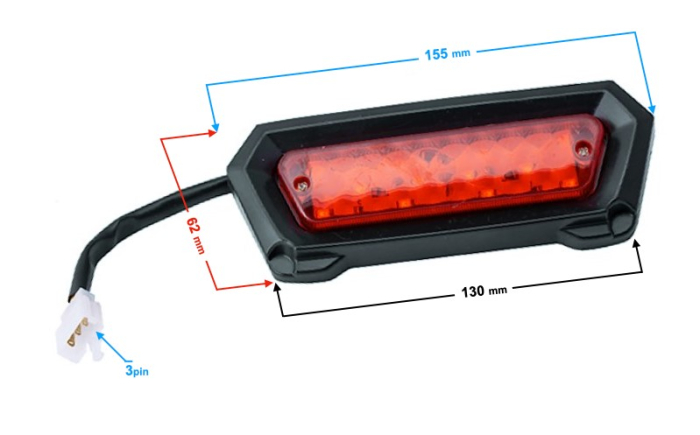 Stop LED ATV MMX - Siguranță maximă - imagine 2