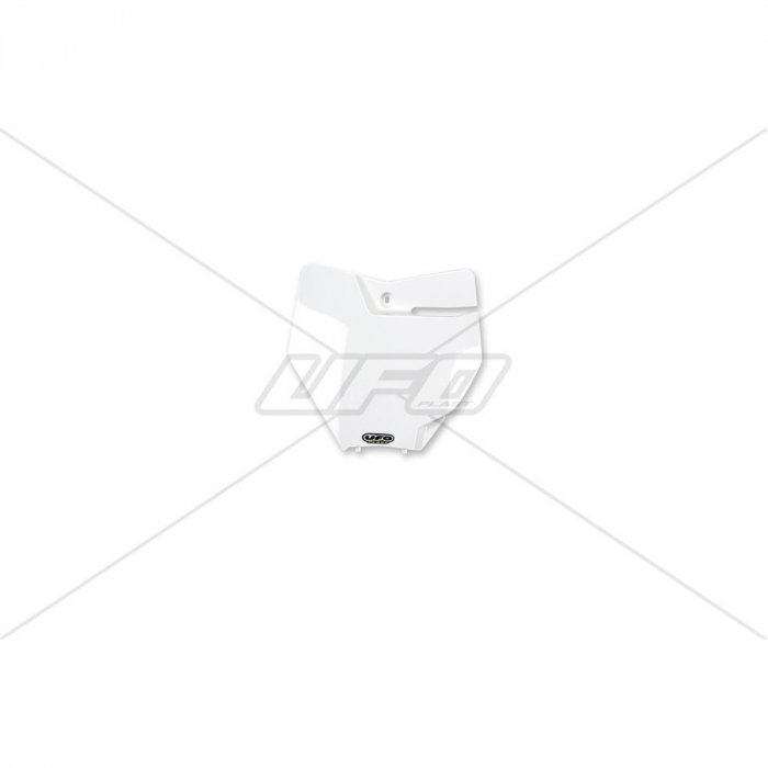 Ufo Plastic Număr Față KTM SX/SXF 16-18 Alb