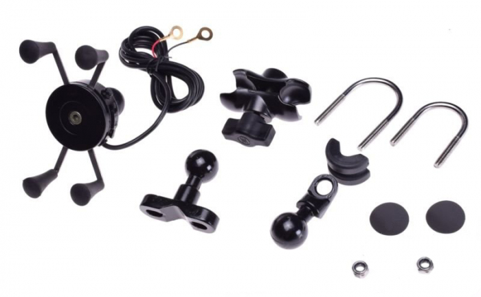 Suport 3-in-1 Wmx | Telefon, USB, Oglindă