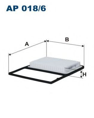 FILTRU AER FILT AP018 6 | Piese DAIHATSU