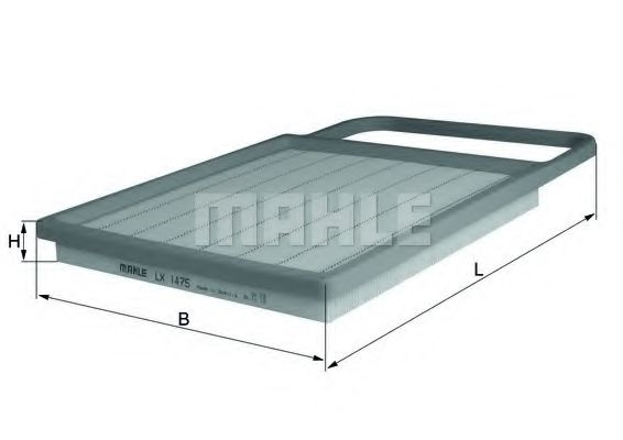 MAHLE LX 1475 - Filtru aer original protecție motor