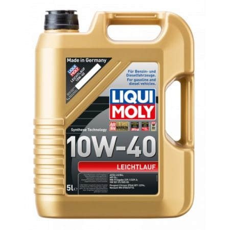 Ulei motor Liqui Moly Leichtlauf 10W-40 5L, frecare redusă
