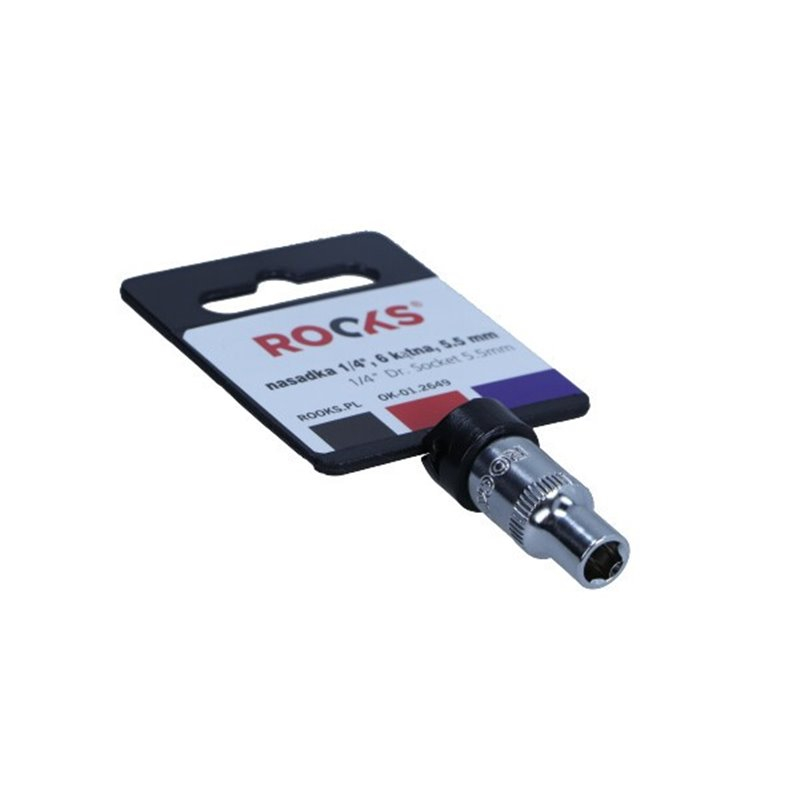 Cap cheie tubulară Rooks 5.5mm - Oțel CV
