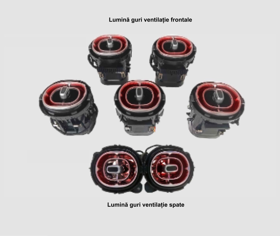 Lumini RGB Mercedes W206 Hmyc - Control Bluetooth