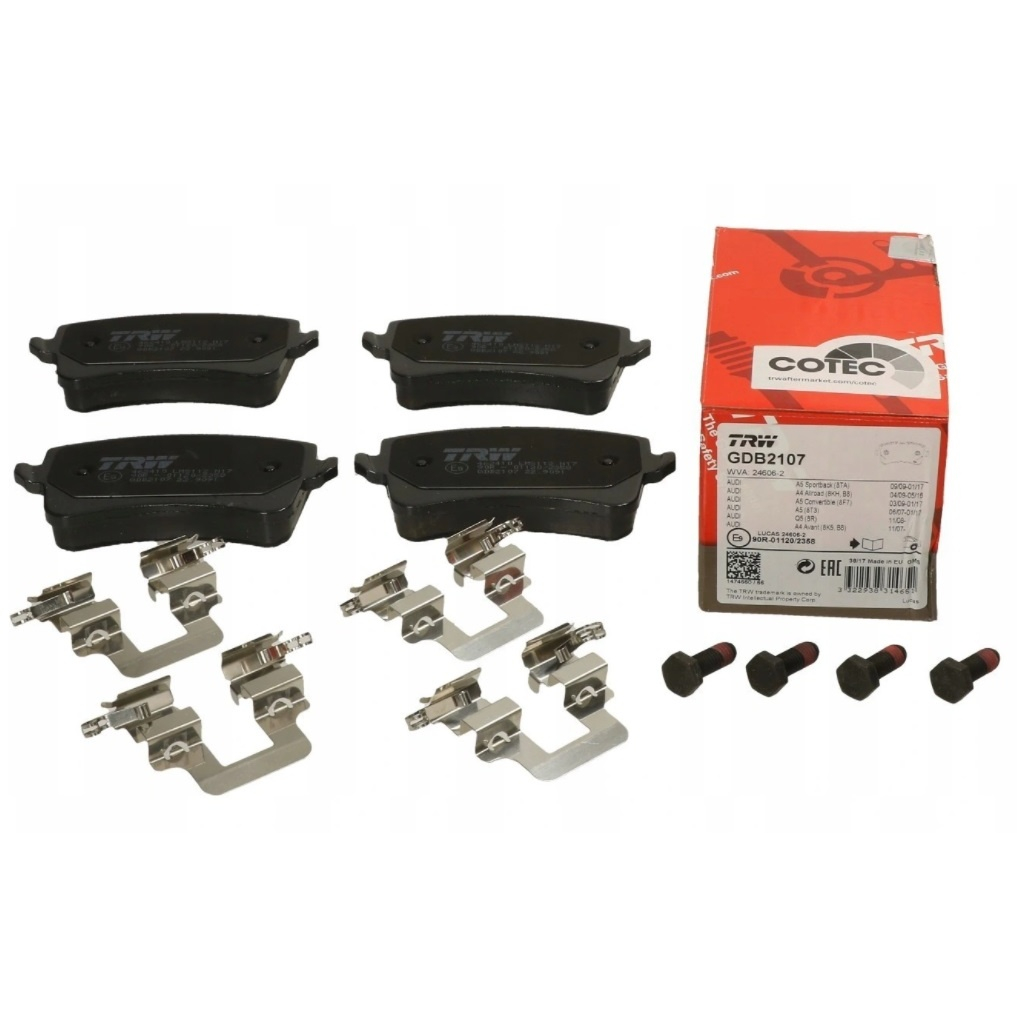 Placute Frana TRW Audi A4 B8 GDB2107 - Siguranță Premium