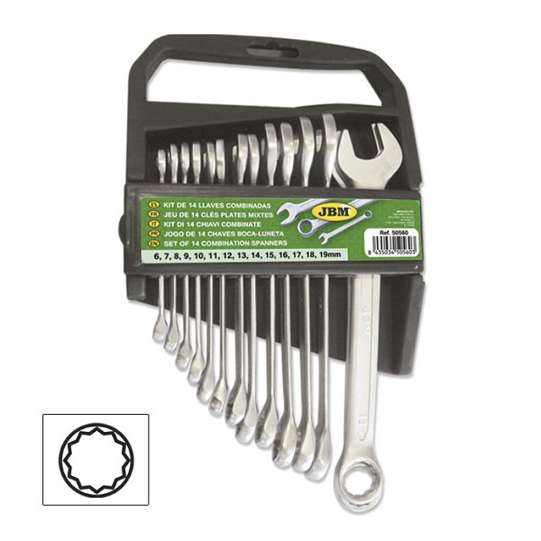 Set 14 Chei Combinate JBM | Trusă Completă pentru Profesioniști