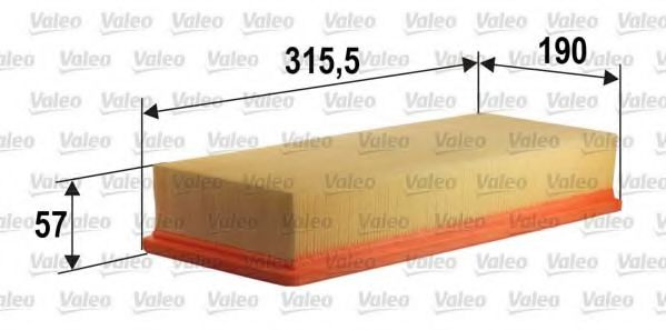 Filtru Aer VALEO 585394 pentru Mercedes-Benz