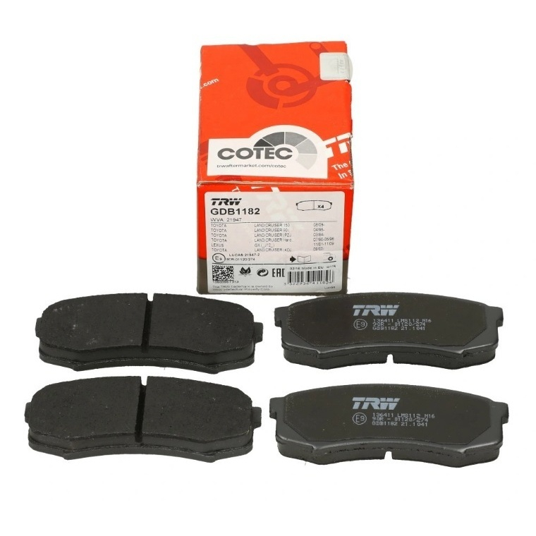 Set Placute Frana TRW GDB1182 - Siguranta Maxima