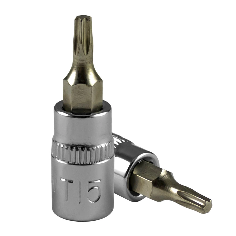 Bit Torx T20 1/4" pentru Mâner Șurubelniță, Cromat JBM