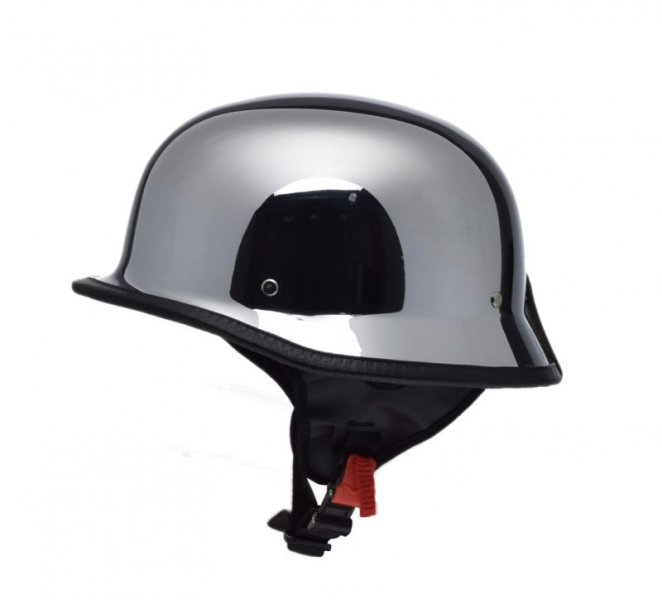 Casca Moto Awina Braincap Cromată XL