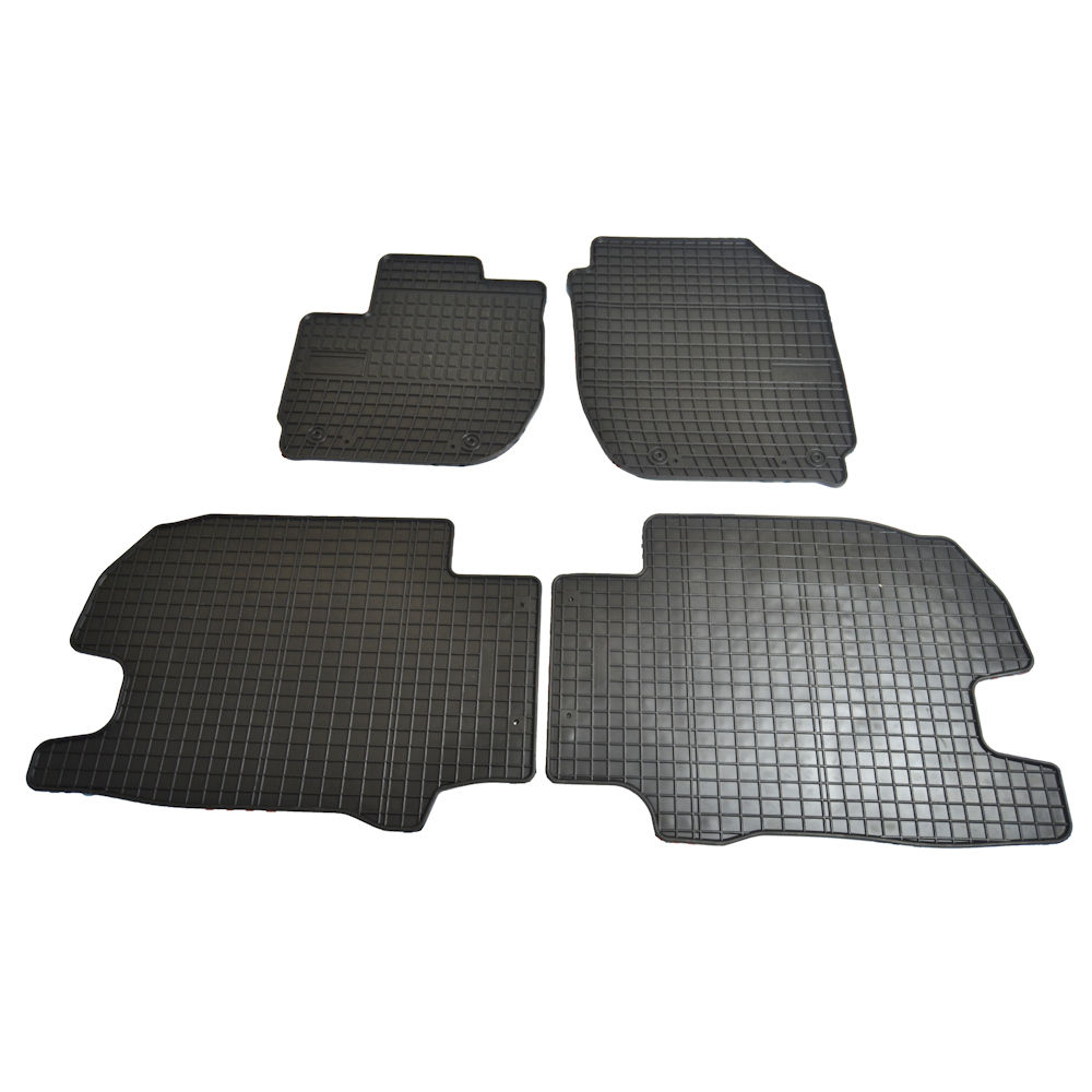 Covorase auto cauciuc Frogum Honda HRV 2, negru, 4 buc