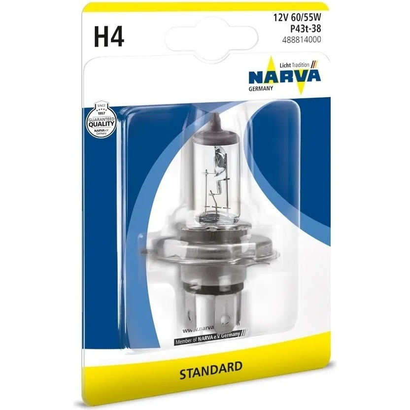Bec H4 Narva 12V - Iluminare Performantă