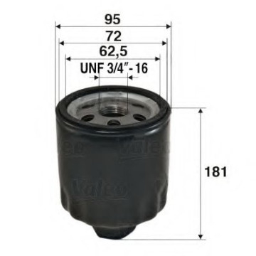 Filtru ulei VALEO 586056 | Protecție motor