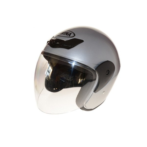Casca Moto Awina TN-8661 cu Vizor Solar Argintiu