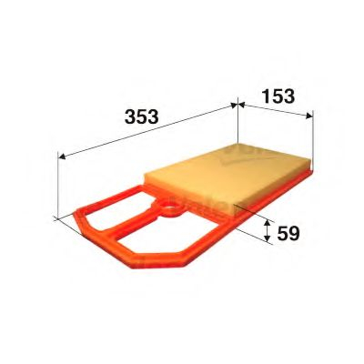 Filtru Aer Valeo 585144 - Calitate OEM