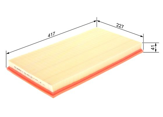 Filtru aer Bosch F 026 400 122 Protecție Motor