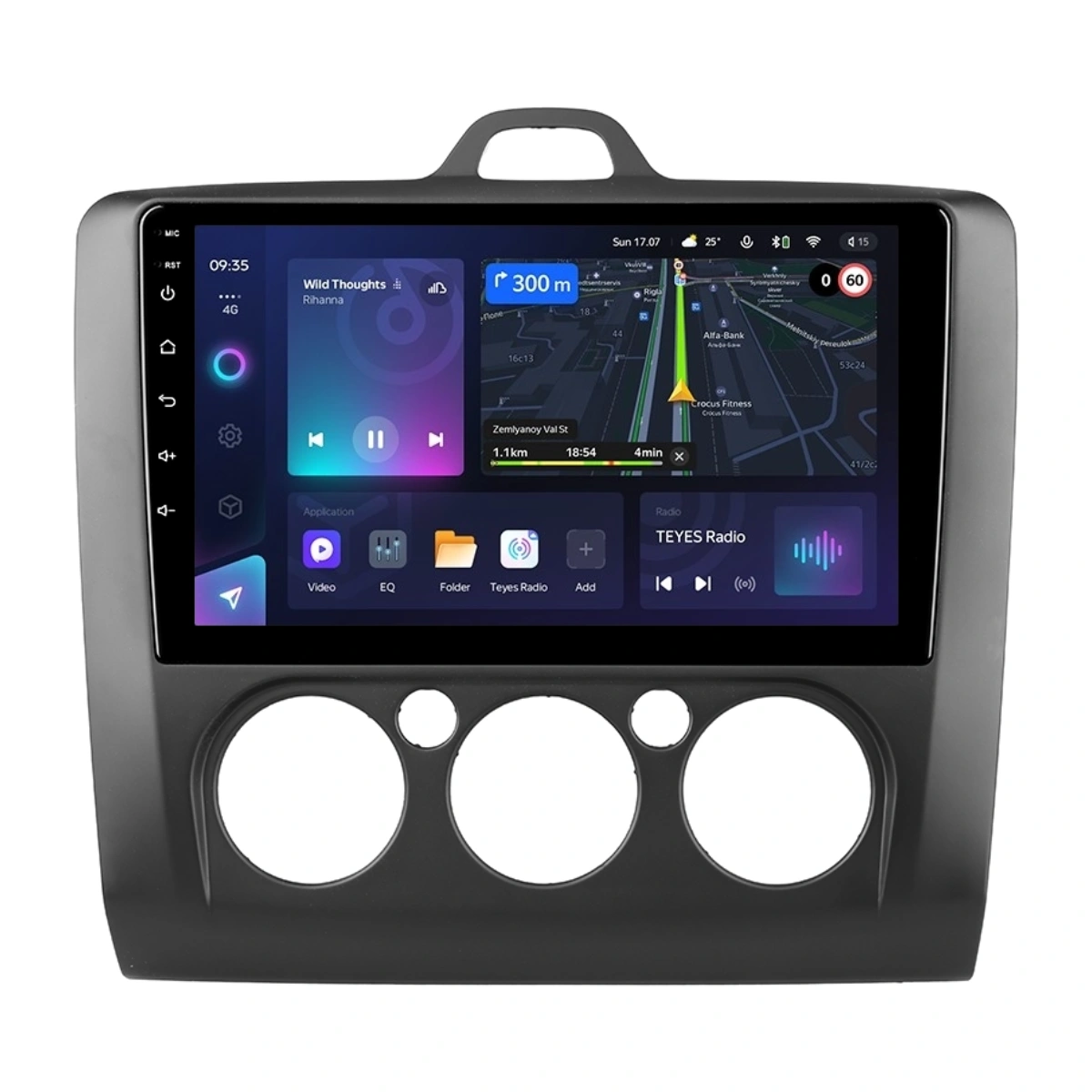 Navigatie Teyes CC3L Ford Focus 2 Android 9" IPS - imagine 2