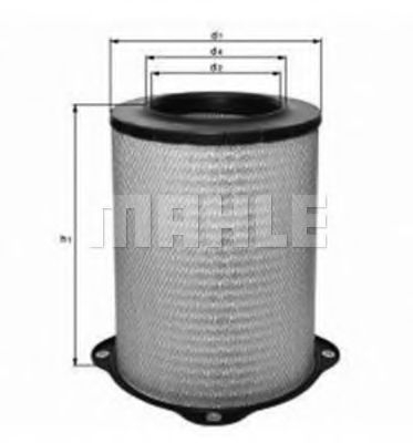 Filtru aer Mahle LX 832 original Volvo