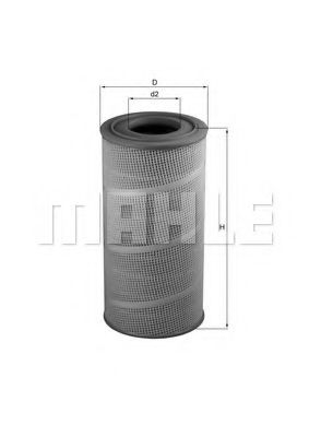 Filtru Aer Knecht LX 619 - Protecție Motor