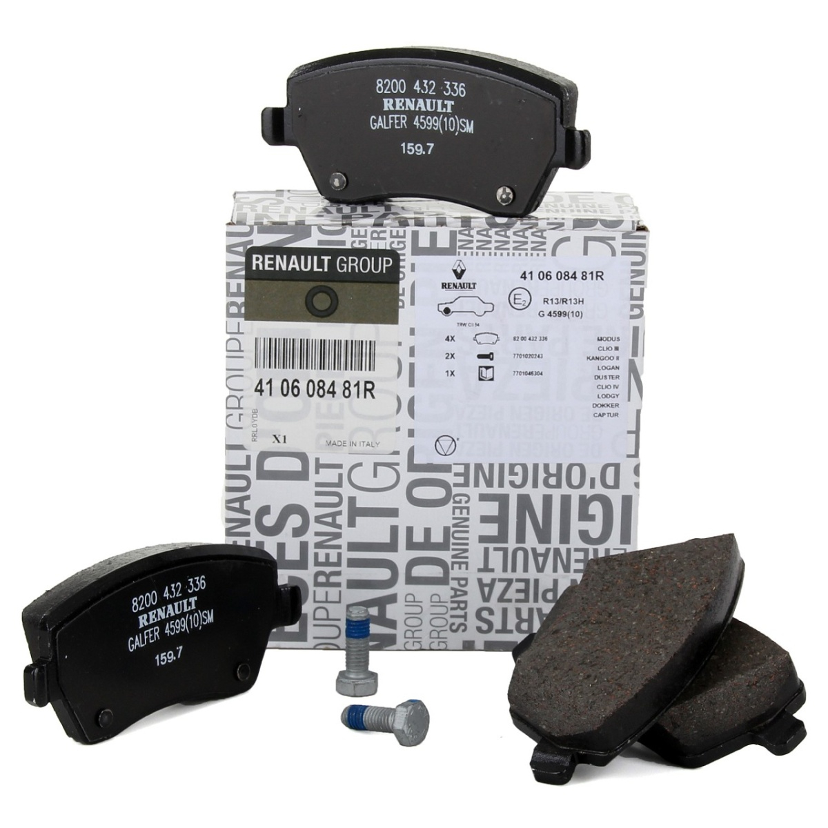 Set Placute Frana Renault Original Dacia