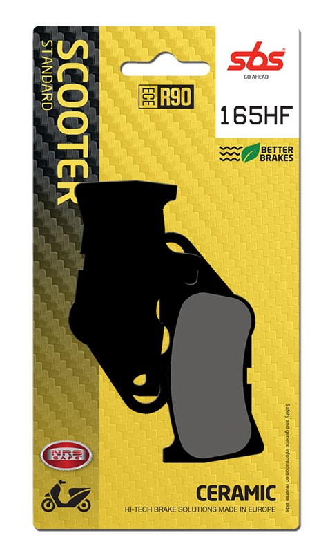 SBS Plăcuțe Frână Ceramic Scooter 165HF