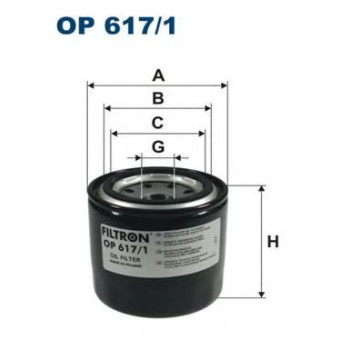 Filtru ulei Filtron OP617 - Protecție motor Hyundai/Kia