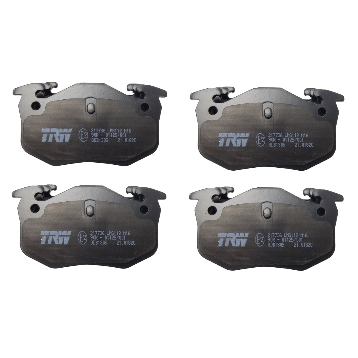 Set Placute Frana Trw GDB1305 - Siguranta Premium