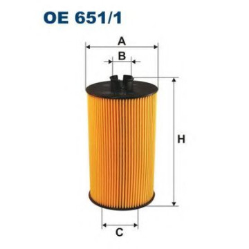 Filtru ulei Filtron OE651 | Protecție motor