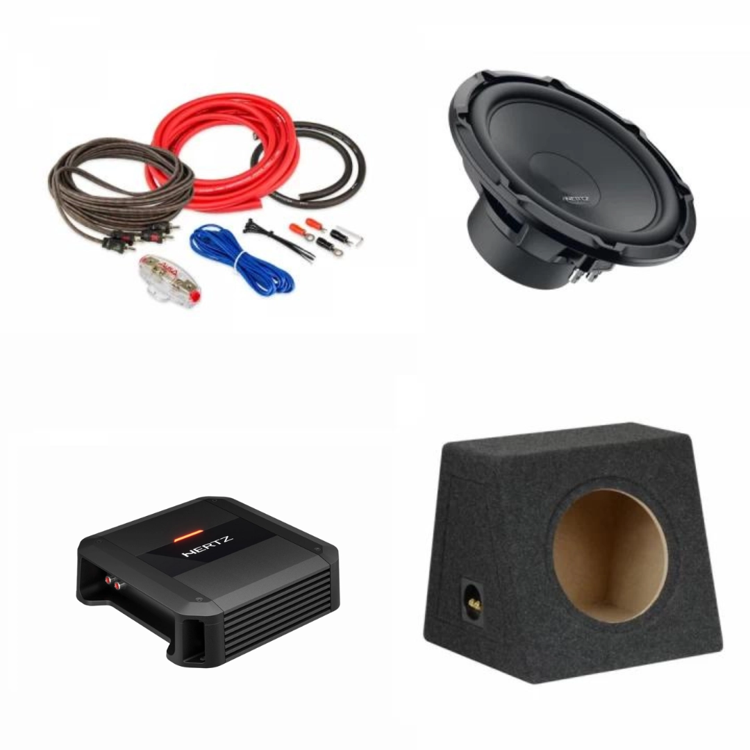 Hertz Bass Complete Package 350W + Amplifier