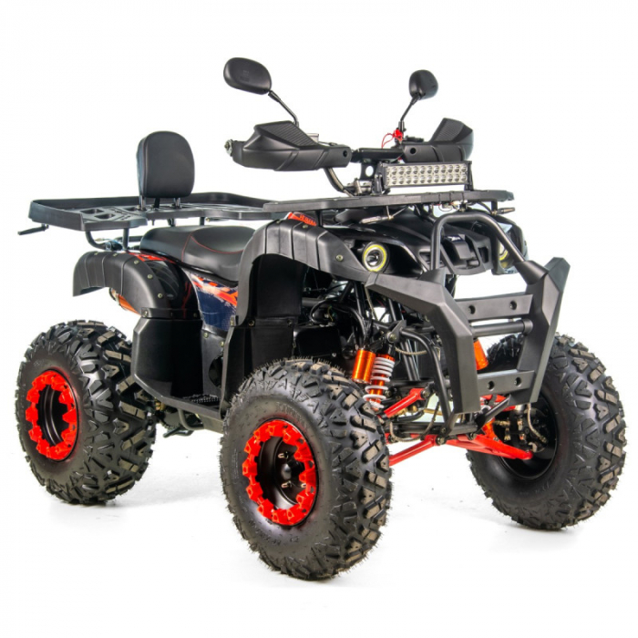 ATV XTR 012 10 PRO HUMMER 200cc, negru-roșu | Off-road