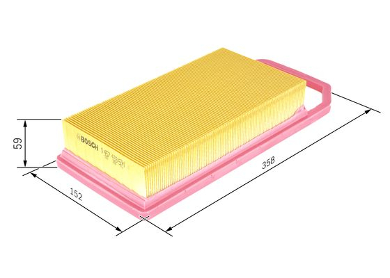 Filtru Aer BOSCH 1 457 433 591 - Protecție Optimă