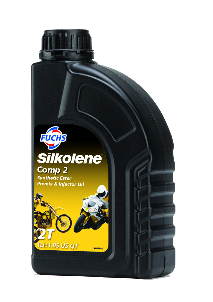 Ulei motor 2T Silkolene Comp 2 sintetic 1L, fum redus
