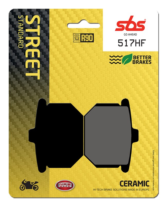 Placă Frână SBS 517HF Ceramică Performantă
