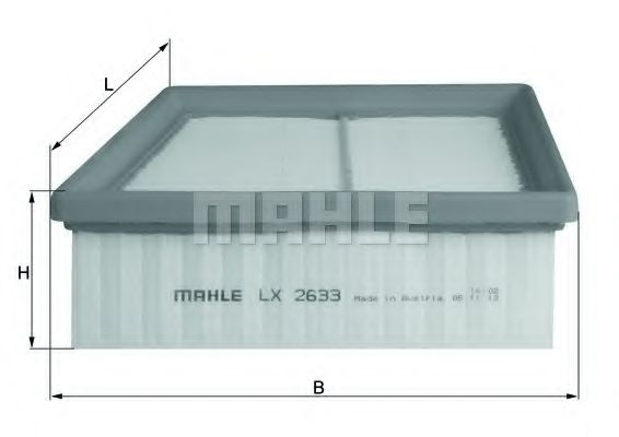 Filtru Aer Mahle LX 2633 - Protecție Optimă