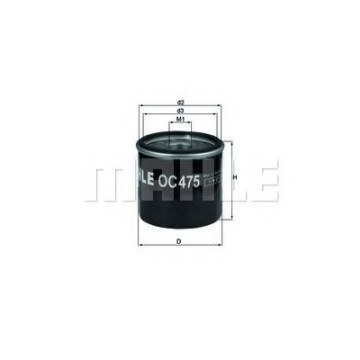 Filtru Ulei MAHLE OC 475 - Protecție Motor