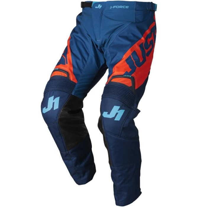 Pantaloni cross Just1 J-Force Vertigo albastru portocaliu