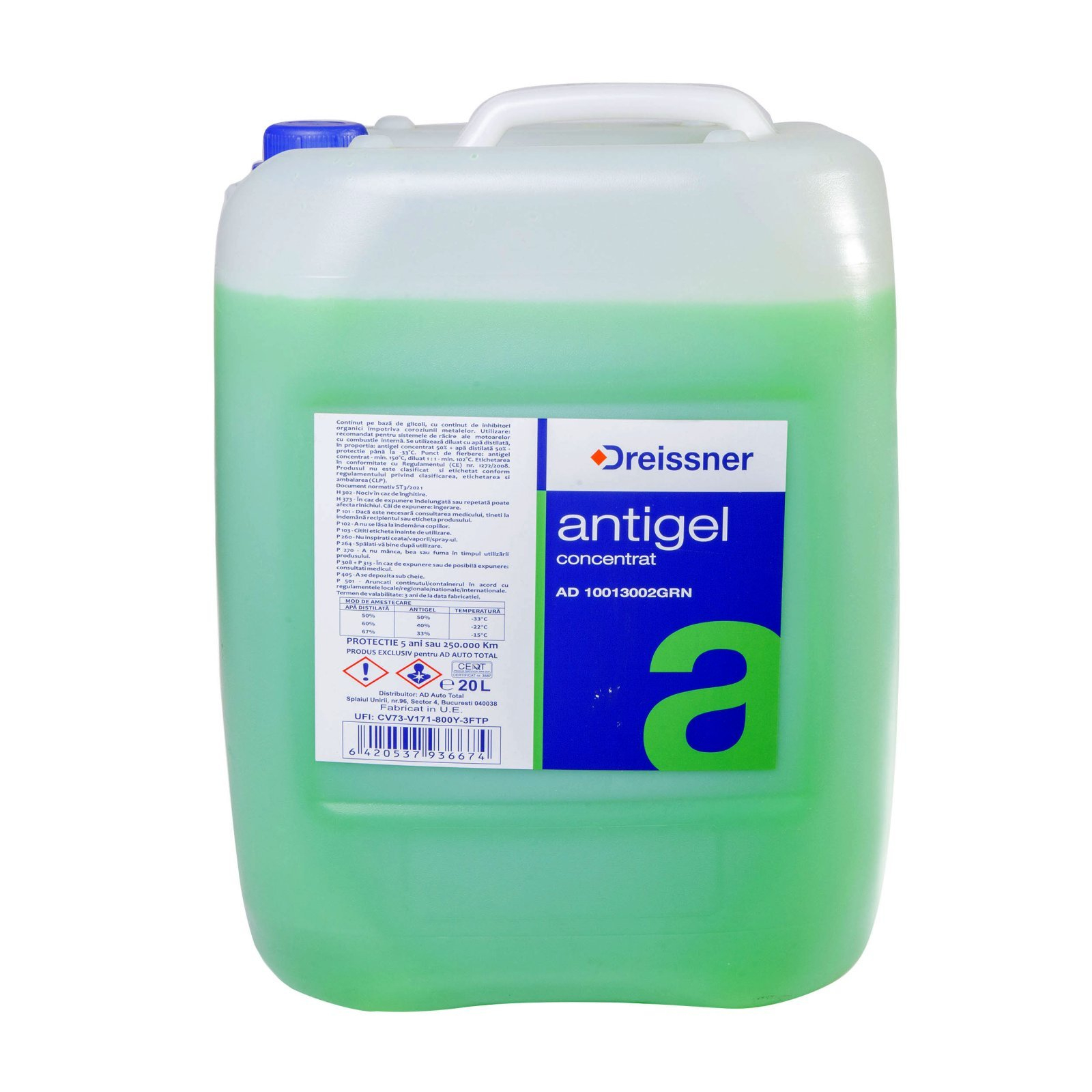 Antigel Dreissner 20L - Protecție Superioară
